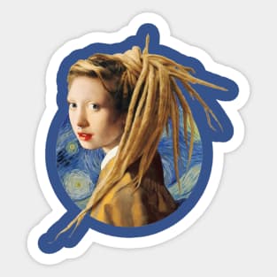 Rasta Girl Sticker